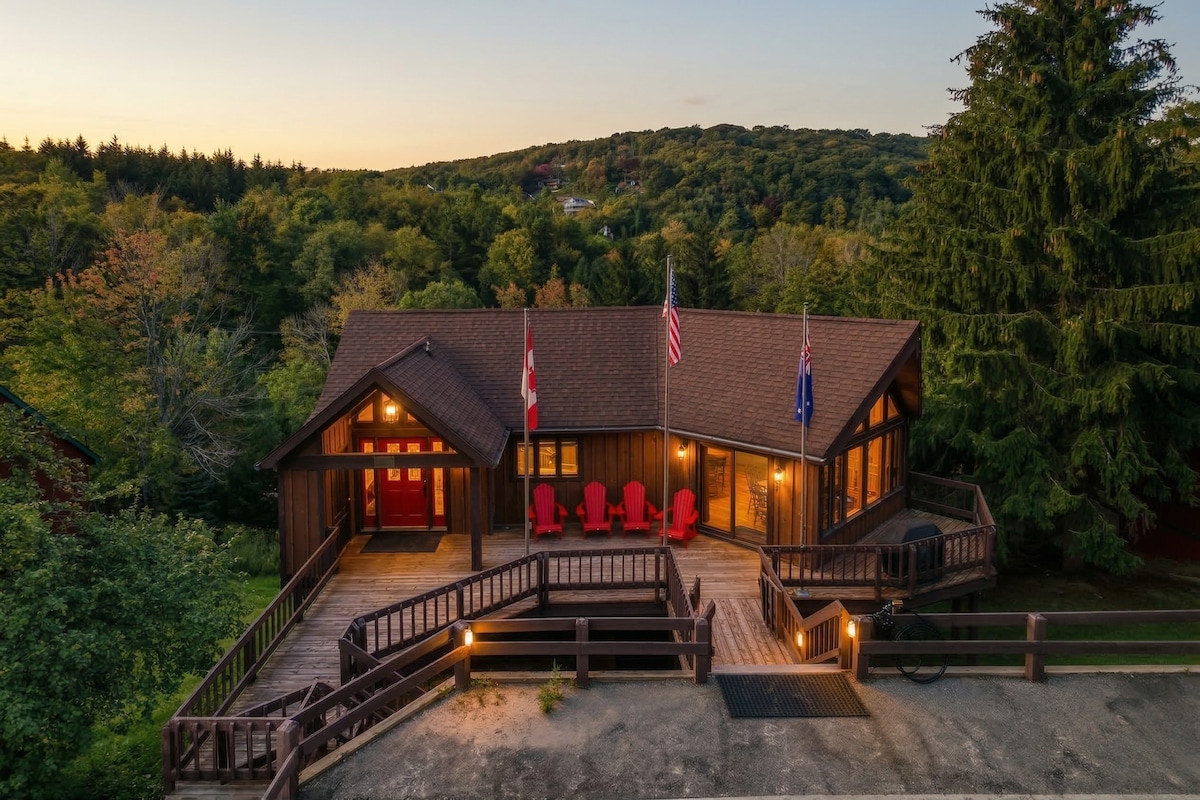 Ellicottville New York chalet at Holimont from the S&A Collection