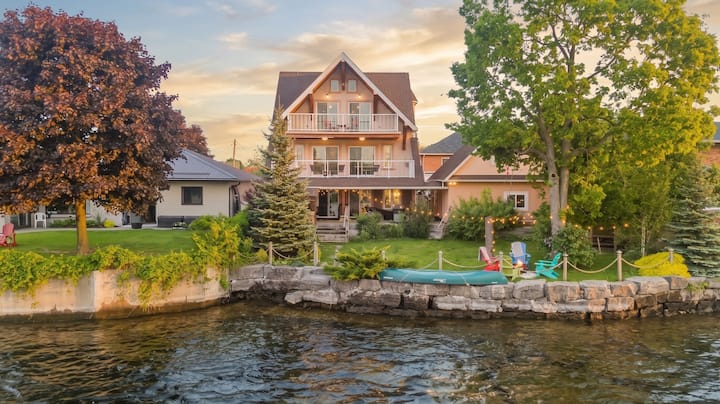 Kawartha Lakes, Canada home: Bobcaygeon Waterfront Gem w/Hot Tub & Bon Fire Pit